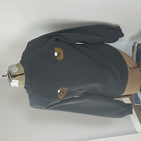 VTG 80S CATS BROADWAY THEATRE COTTON BLEND DOUBLE SIDE BLACK SWEATSHIRT WOMANS S - Picture 4 of 4